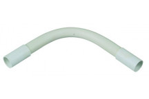 PVC 25MM 90 DEG SOLID SHORT BEND 4145