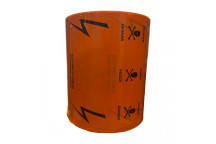 TAPE DANGER ORANGE H/DUTY  (35.7MTR PER KG)/MTR