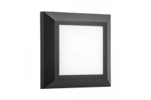 OPL004 LED 4W SQUARE PATH LIGHT BLACK (SYNERJI)