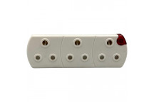 M/PLUG 3X16 3P HOR WHITE  BP3300P C/TREE