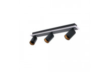 SYPLGU3B PARMA LED LINE 3LIGHT GU10 SPOT BLACK (SYNERJI)