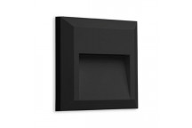 OPL005 LED 2W SQUARE DOWN FACE PATH LIGHT BLACK (SYNERJI)