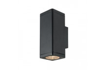 KUBE TWIN 2XGU10 BLACK WALL LIGHT SYOK02BK (SYNERJI)