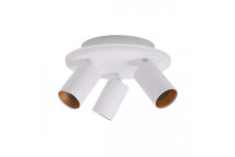 SYPRSGU3W PARMA LED ROUND 3LIGHT GU10 SPOT WHITE (SYNERJI)
