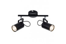 S400/2 BLACK 2LIGHT SPOT