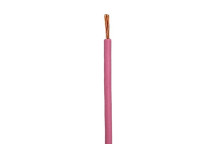 H/WIRE 1MM PVC (PINK) /100M