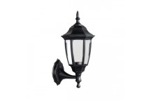 OWL011BKES OUTDOOR 6PANEL UP FACE E27 LANTERN BLACK (SYNERJI)