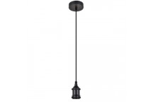 PEN783 CEILING CUP AND TEXTILE CORD BLACK