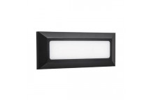 OPL002 LED 4W/3.2W RECTANGULAR PATH LIGHT BLACK 4000K (SYNERJI)