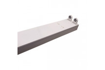 F/FITT 5FT DBL WIDE BODY OPEN CHANNEL WIRED FOR LED T8 SYNERJI