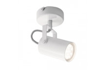 S406/1 SINGLE WHITE SPOT GU10