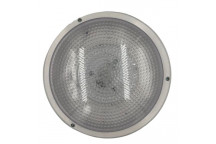 BULKHEAD 14W LED CLEAR / WHITE TRIM 250MM (SYNERJI)