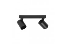 SYALGU2B 2LIGHT GU10X2 SPOT LIGHT  BLACK SYNERJI