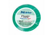 TAPE NITTO 0.2MMX18MMX20M  GREEN NO21