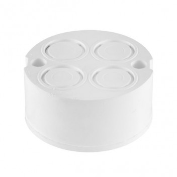 PVC 20MM 4HOLE K/OUTS BOX  9019 (PKT=20)