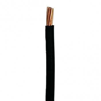 CUT H/WIRE 6MM PVC (BLK) /100M