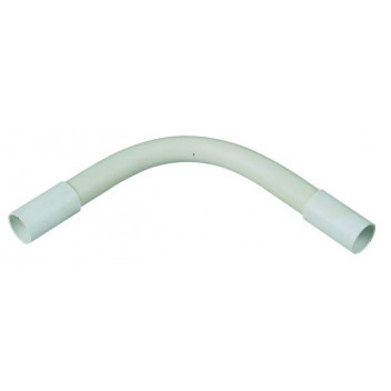 PVC 25MM 90 DEG SOLID SHORT BEND 4145