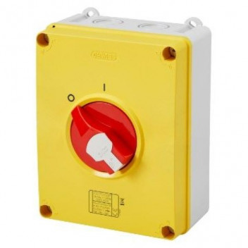 ISOLATOR 3P 63A SURF/LOCK  IP65