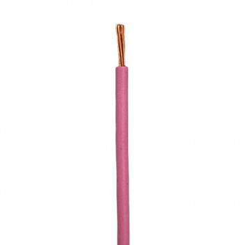 CUT H/WIRE 1MM PVC (PINK) /100M