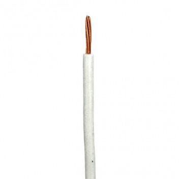 H/WIRE 1MM PVC (WHT) /100M