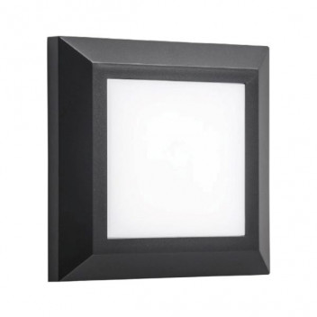 OPL004 LED 4W SQUARE PATH LIGHT BLACK (SYNERJI)
