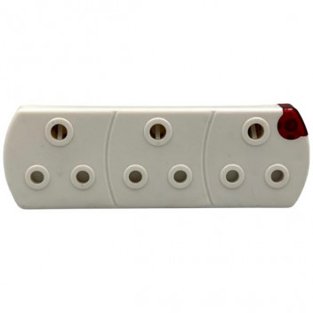 M/PLUG 3X16 3P HOR WHITE  BP3300P C/TREE