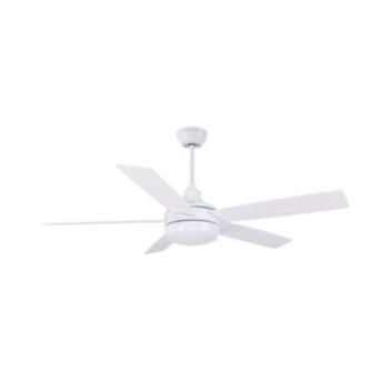 SYNERJI 52\" CEILING FAN 5 BLADE 24W LED CCT WHITE