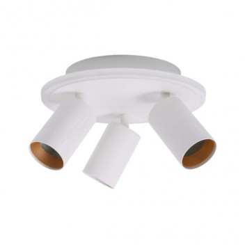 SYPRSGU3W PARMA LED ROUND 3LIGHT GU10 SPOT WHITE (SYNERJI)