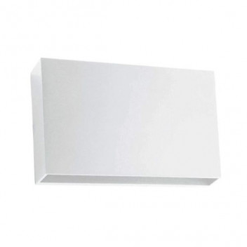 OWL001 12W LED SQUARE OUTDOOR WALL LIGHT WHITE 4000K (SYNERJI)