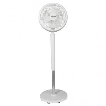 FAN027 10\" PEDESTAL FAN 55W MOTOR 3 SPEED WHITE