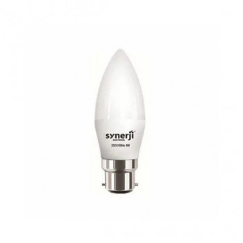 CANDLE 4.2W BC WW LED 3000K DIMMABLE SYNERJI (NEW)
