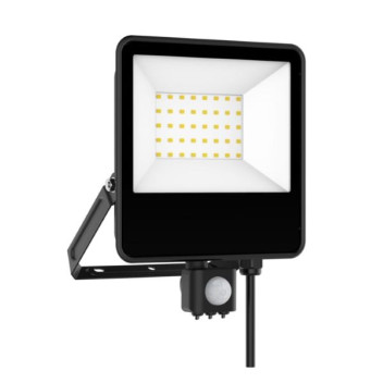 FLOODLIGHT 50W SENSOR LED 240V ATLAS 6000K (MESMERIZE)