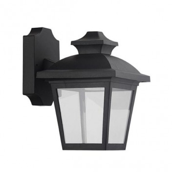 OWL007 OUTDOOR E27 BLACK LANTERN (SYNERJI)
