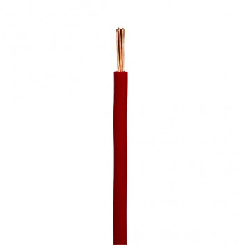 H/WIRE 1MM PVC (RED) /100M