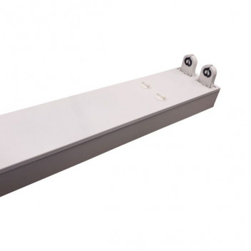 F/FITT 5FT DBL WIDE BODY OPEN CHANNEL WIRED FOR LED T8 SYNERJI