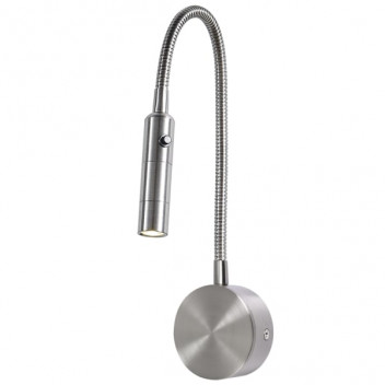 WB217 LED 3W FLEX ARM WALL LIGHT SATIN