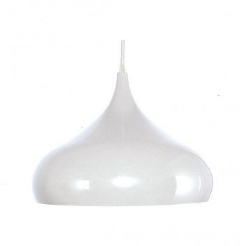 PN010 WHITE PENDANT E27 (SYNERJI)