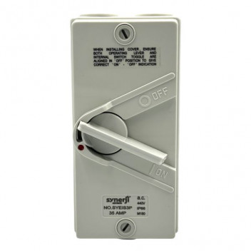 ISOLATOR SURF. SYNERJI 35A 2P IP66 SYEIS2P35A