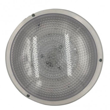 BULKHEAD 14W LED CLEAR / WHITE TRIM 250MM (SYNERJI)