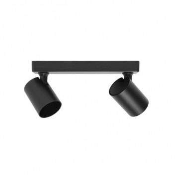 SYALGU2B 2LIGHT GU10X2 SPOT LIGHT  BLACK SYNERJI
