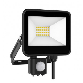 FLOODLIGHT 20W SENSOR LED 240V ATLAS 6000K (MESMERIZE)