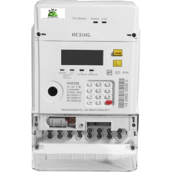 METER PREPAID T/PHASE 100A HEXING