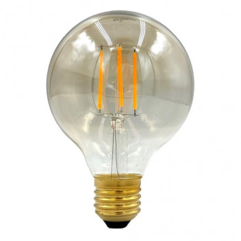 FILAMENT LED 4W ES G80 SHORT AMBER SYNERJI