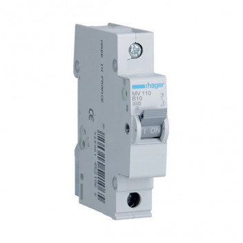 HAGER 10A S/P 3KA MCB DIN  MV110Z