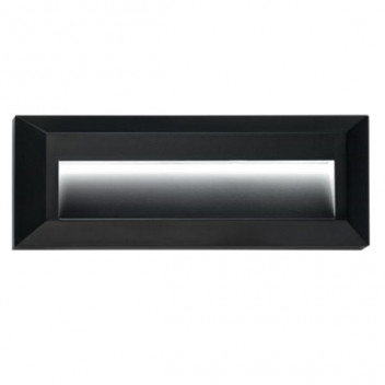 FT025 2W LED OUTDOOR IP65 WALL LIGHT BLACK