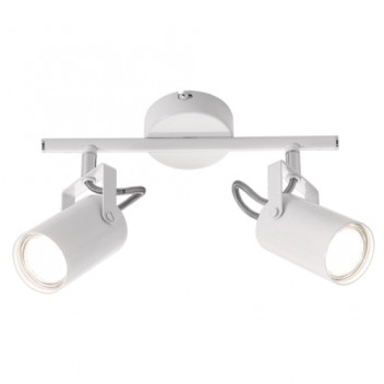 S406/2 2LIGHT WHITE SPOT GU10